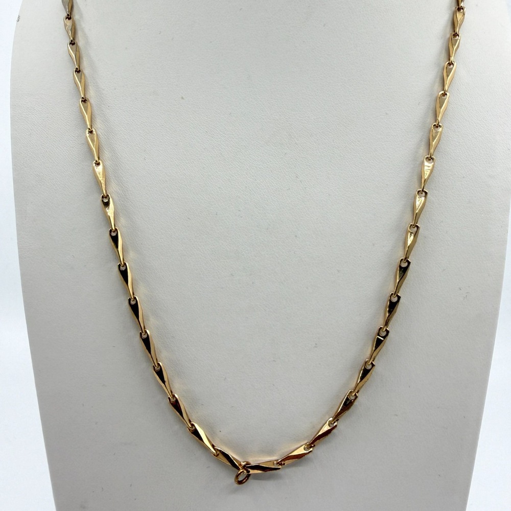 Baublebar Gold Tone Link Necklace Chunky Chain Statement Layering Chic Trendy